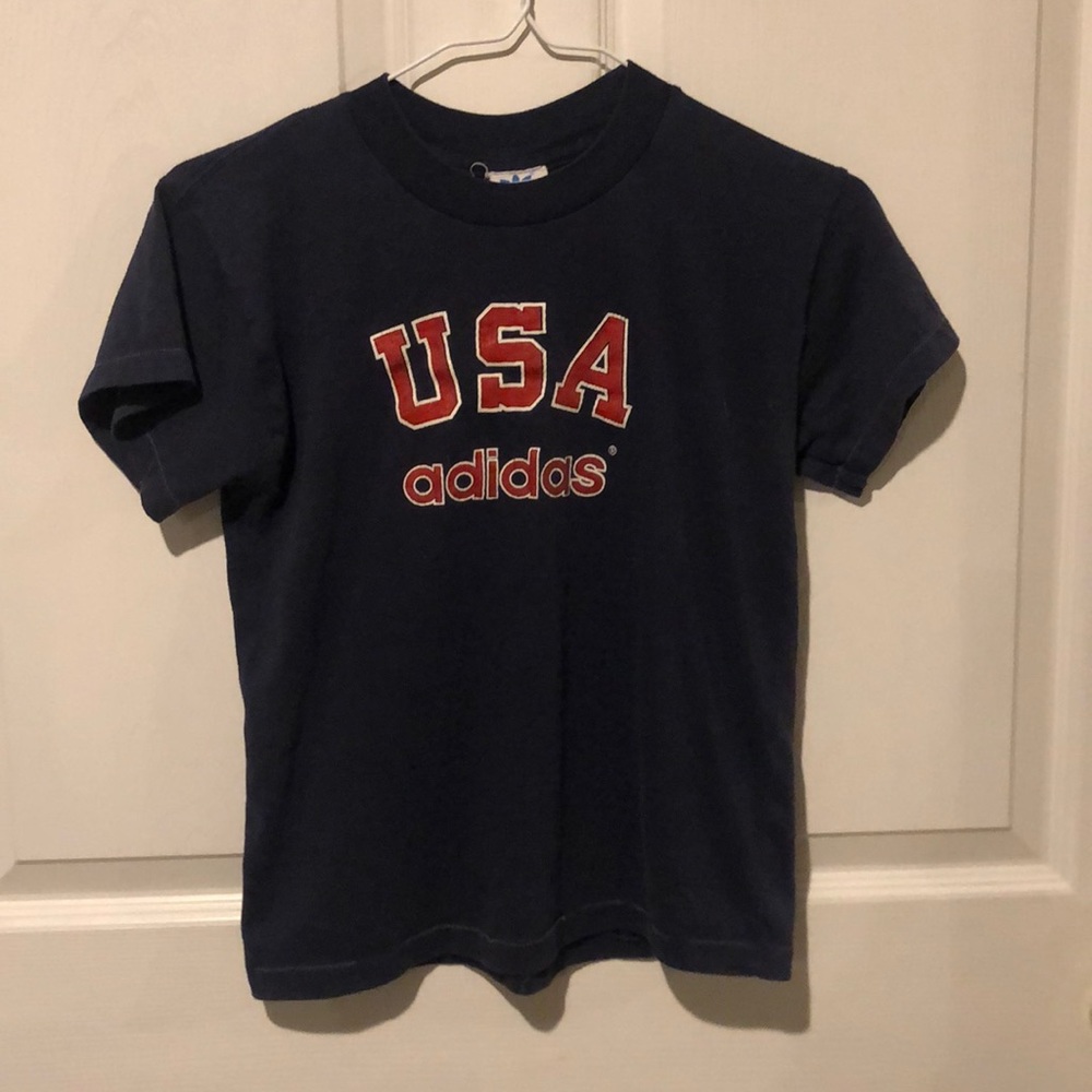 Vintage made in USA Adidas shirt